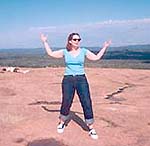 Dr. Shapely at Enchanted Rock!